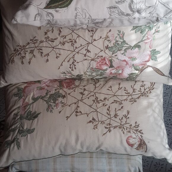 Pottery Barn Bedding 3 Pottery Barn Pillow Inserts Covers Poshmark